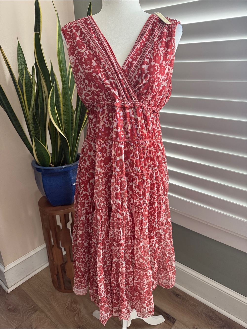 Max Studio London Floral Midi Dress XL - NWT